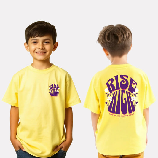Boys Printed Extended Sleeves Oversized T-shirt
