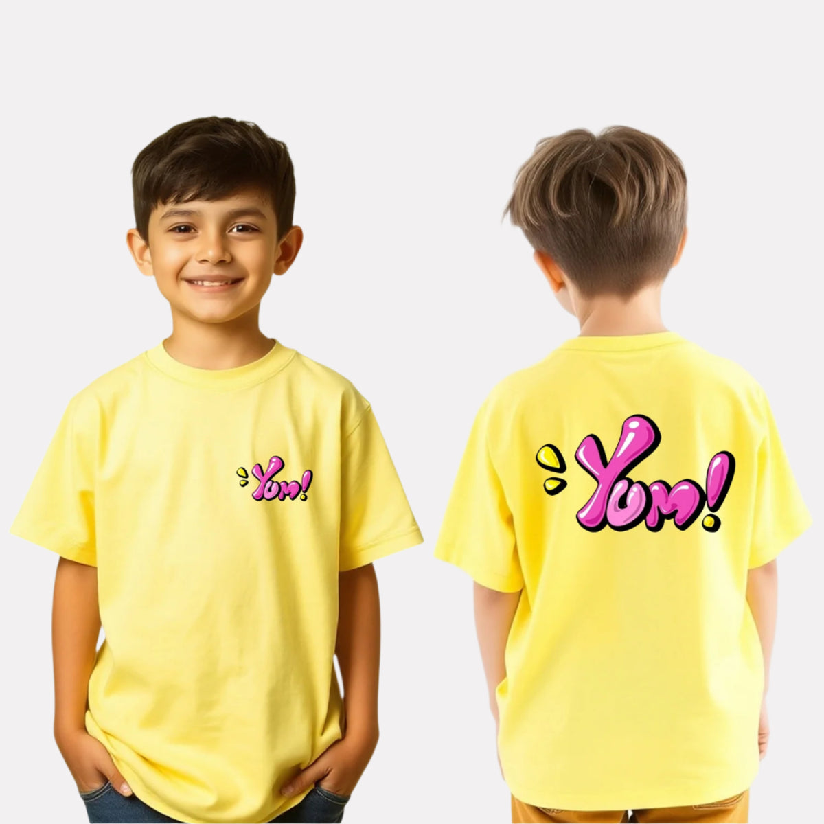 Boys Printed Oversized Cotton T-Shirt