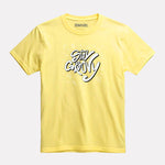Junior Girl Printed light yellow Cotton T-Shirt