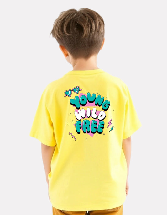 Boys Printed Oversized Cotton T-Shirt
