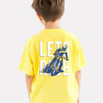 Boys Printed Extended Sleeves Oversized T-shirt