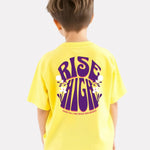 Boys Printed Extended Sleeves Oversized T-shirt