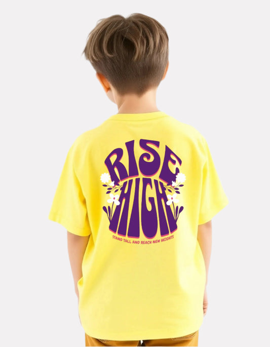 Boys Printed Extended Sleeves Oversized T-shirt