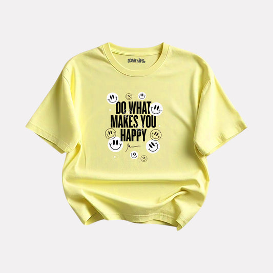 Yellow Trendy New Style T-Shirt for Boys
