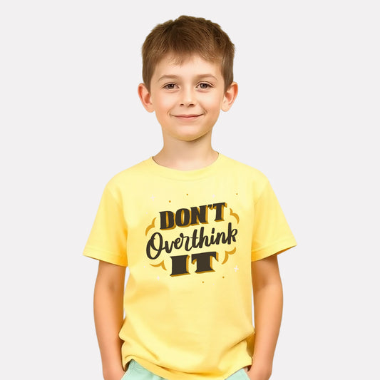 light Yellow Trendy New Style Printed T-Shirt