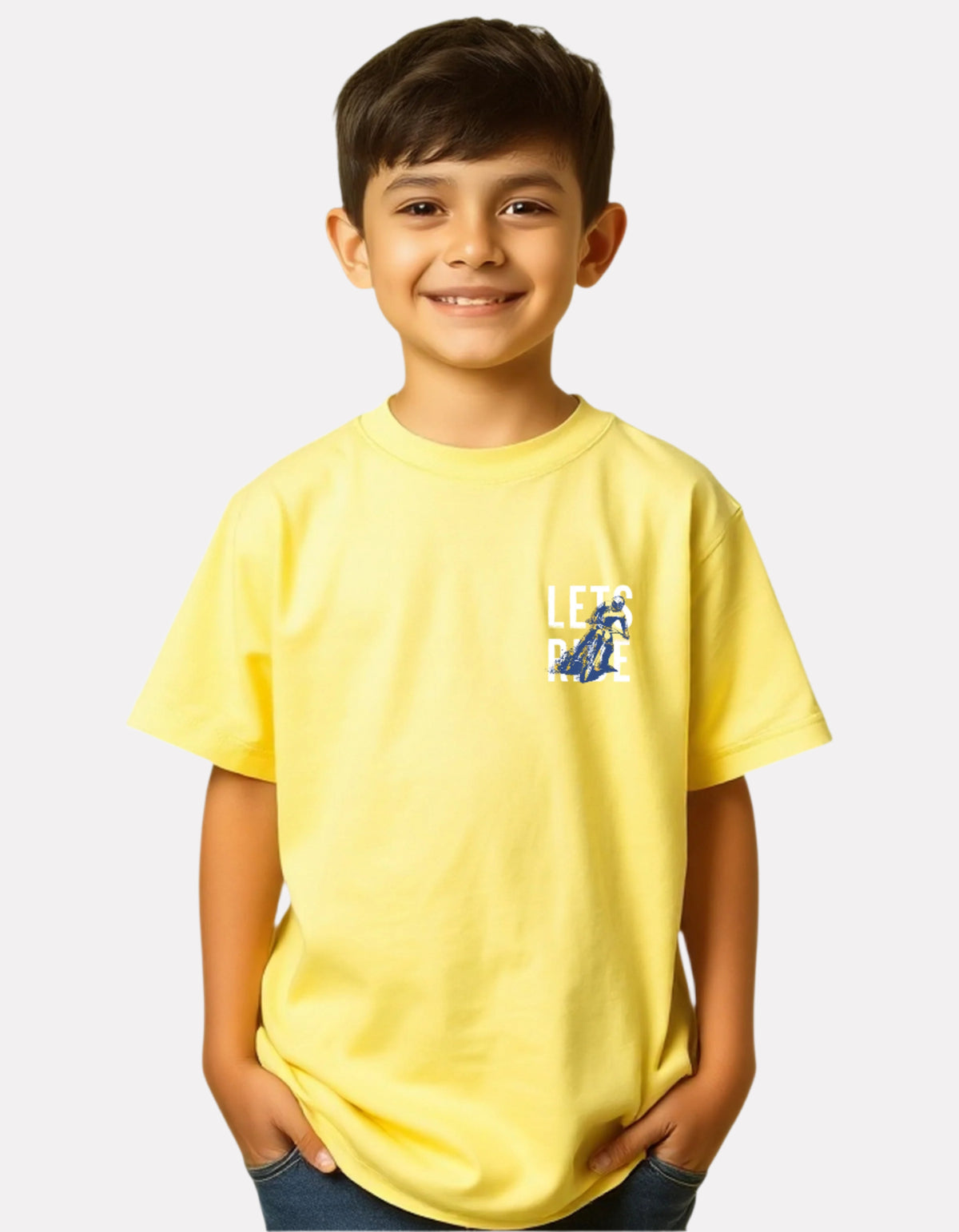 Boys Printed Extended Sleeves Oversized T-shirt