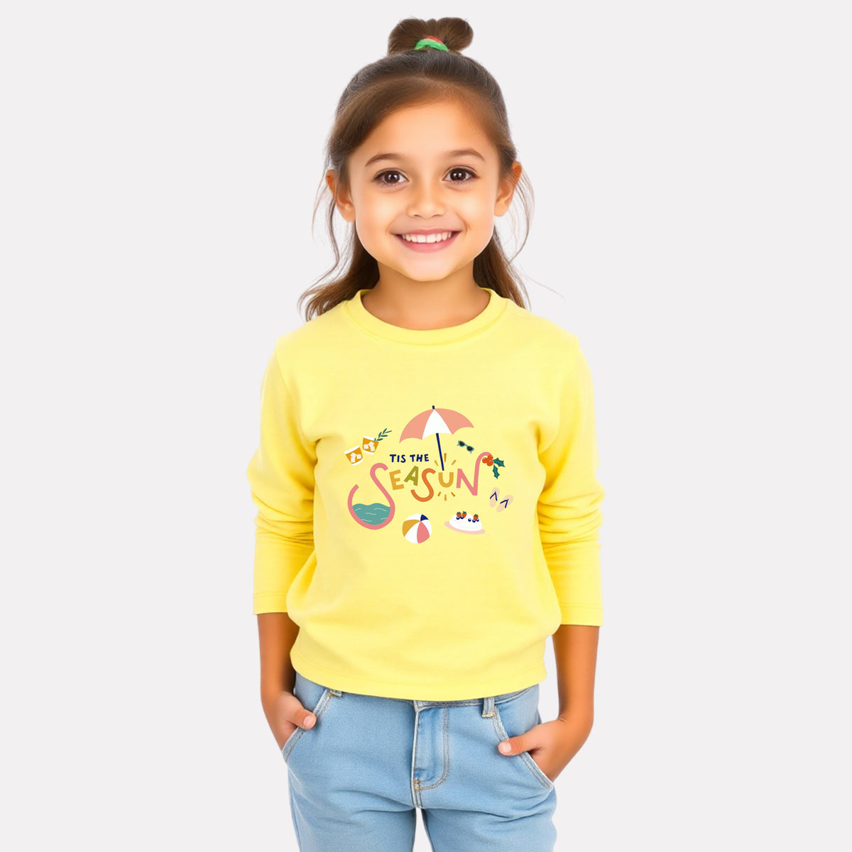 Casual Cotton Full Sleeve Round Neck T-Shirt