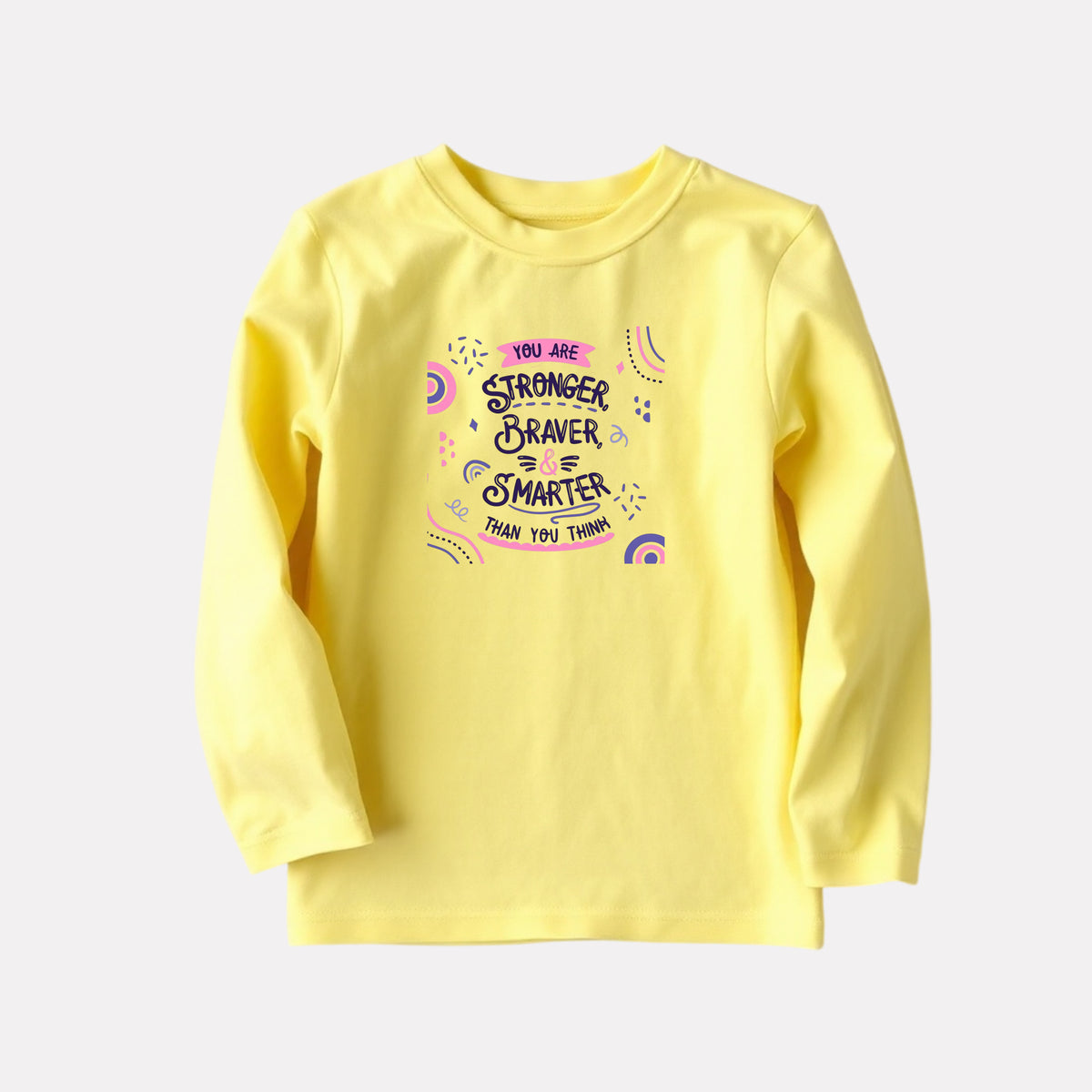 Casual Cotton Full Sleeve Round Neck T-Shirt