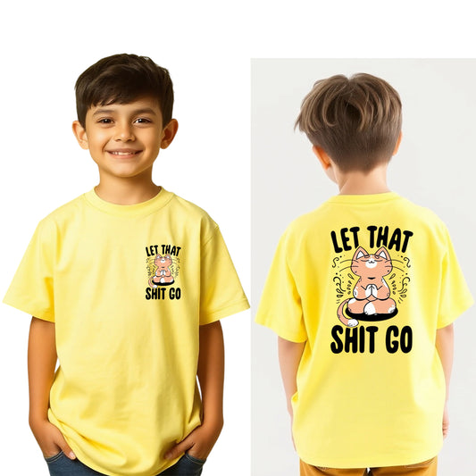 Boys Printed Oversized Cotton T-Shirt