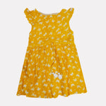 Girls Yellow Color Frock